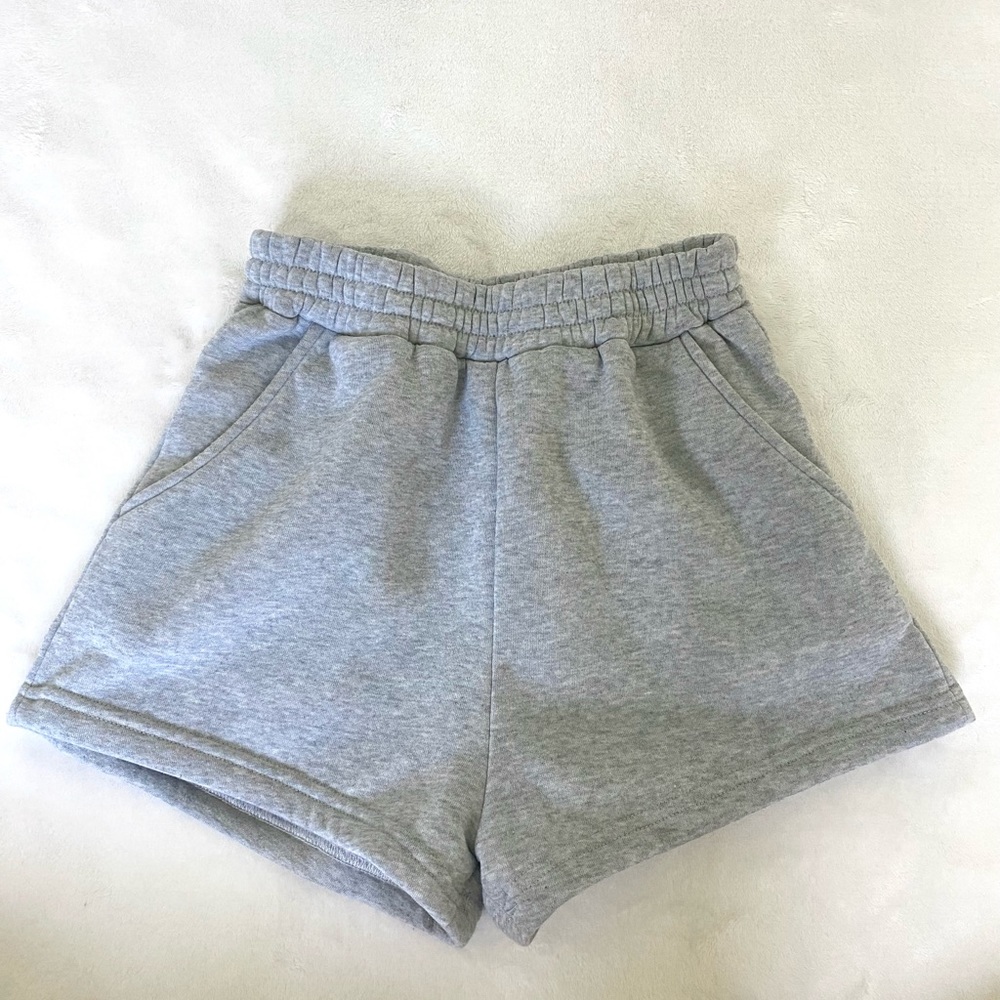 Grey sweat shorts